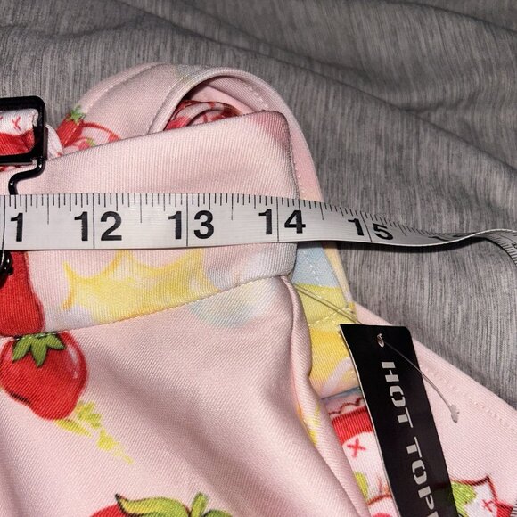 Strawberry Shortcake Suspenders Skater Cartoon Skirt Hot Topic Size Small - Picture 7 of 8